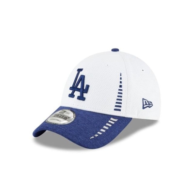 White Los Angeles Dodgers Hat - New Era MLB Speed Tech 9FORTY Adjustable Caps USA0861279